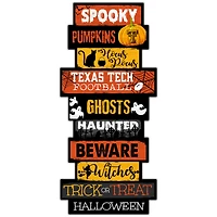 Texas Tech Red Raiders 24'' Halloween Celebration Stack Sign