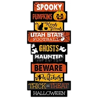 Utah State Aggies 24'' Halloween Celebration Stack Sign