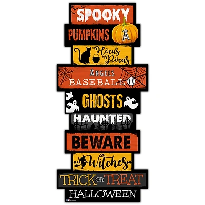 Los Angeles Angels 24'' Halloween Celebration Stack Sign