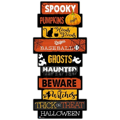 Los Angeles Dodgers 24'' Halloween Celebration Stack Sign