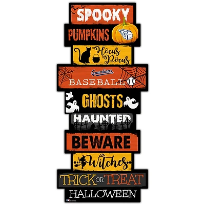 Cleveland Guardians 24'' Halloween Celebration Stack Sign