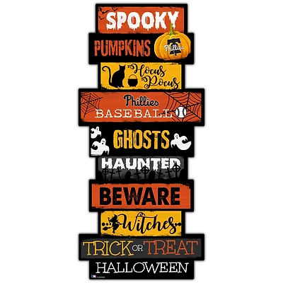 Philadelphia Phillies 24'' Halloween Celebration Stack Sign