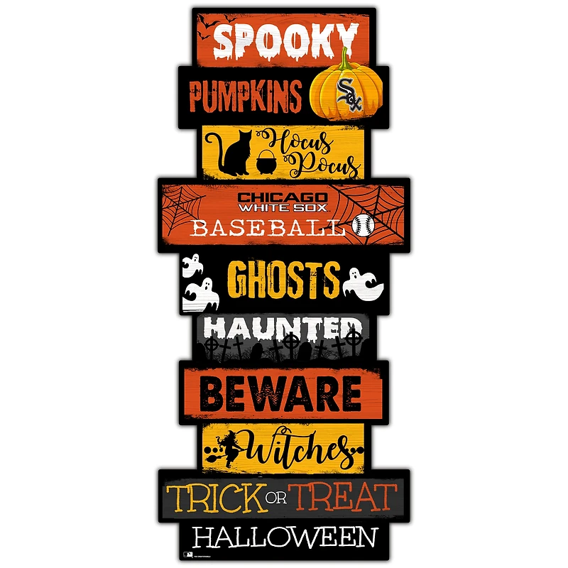 Chicago White Sox 24'' Halloween Celebration Stack Sign