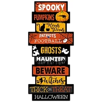 New England Patriots 24'' Halloween Celebration Stack Sign