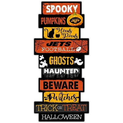 New York Jets 24'' Halloween Celebration Stack Sign