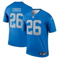 Men's Nike Jahmyr Gibbs Blue Detroit Lions Legend Player Performance Top