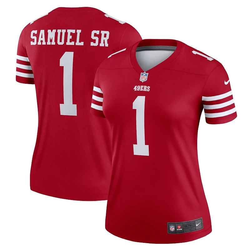 Women's Nike Deebo Samuel Sr Scarlet San Francisco 49ers Legend Player Performance Top