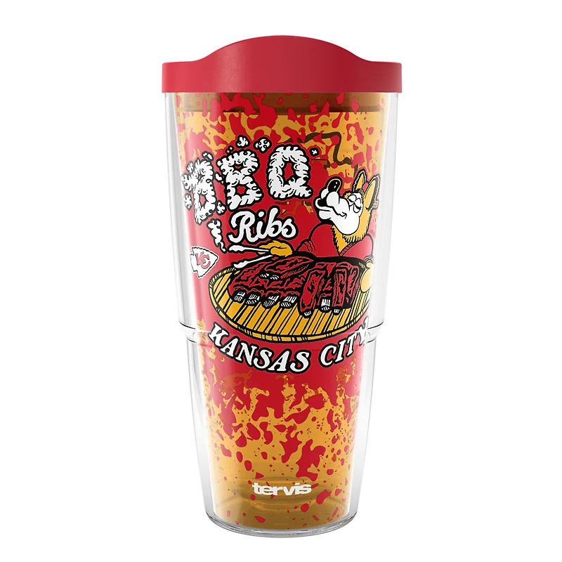 Tervis Kansas City Chiefs NFL x Guy Fieri’s Flavortown 24oz. Classic Tumbler