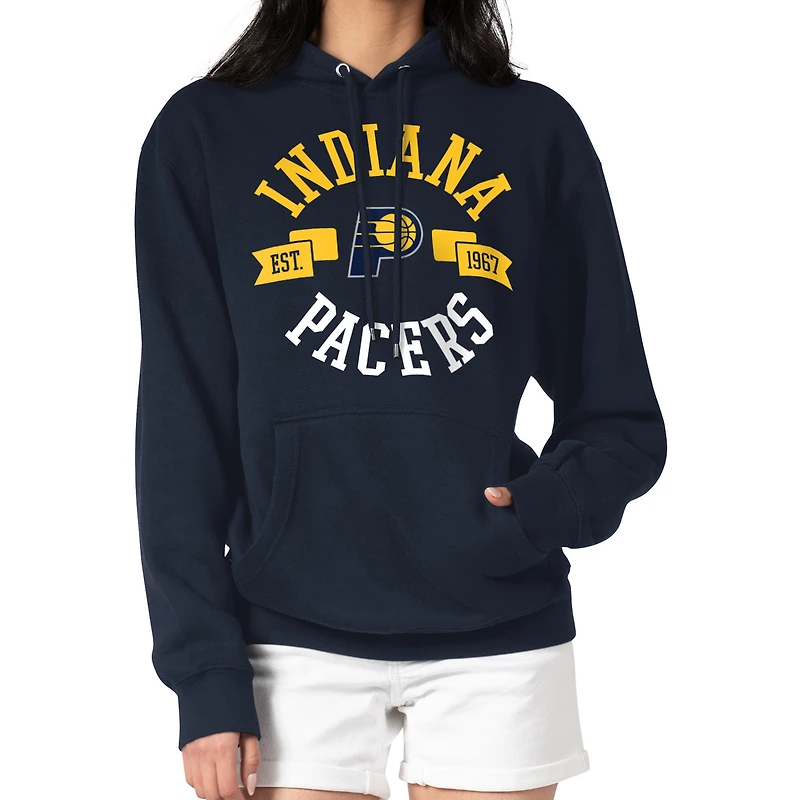 Women's G-III 4Her by Carl Banks Navy Indiana Pacers City Pullover Hoodie