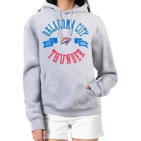 Women's G-III 4Her by Carl Banks  Heather Gray Oklahoma City Thunder City Pullover Hoodie