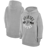 Women's G-III 4Her by Carl Banks  Heather Gray San Antonio Spurs City Pullover Hoodie