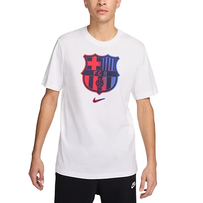 Men's Nike White Barcelona Crest T-Shirt