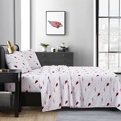 Arizona Cardinals Queen Bedding Sheet Set