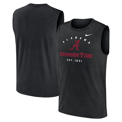 Men's Nike Black Alabama Crimson Tide Primetime Legend Dri-FIT Muscle Tank Top