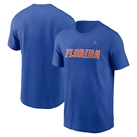 Men's Jordan Brand Royal Florida Gators Primetime Wordmark T-Shirt