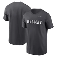 Men's Nike Anthracite Kentucky Wildcats Primetime Wordmark T-Shirt