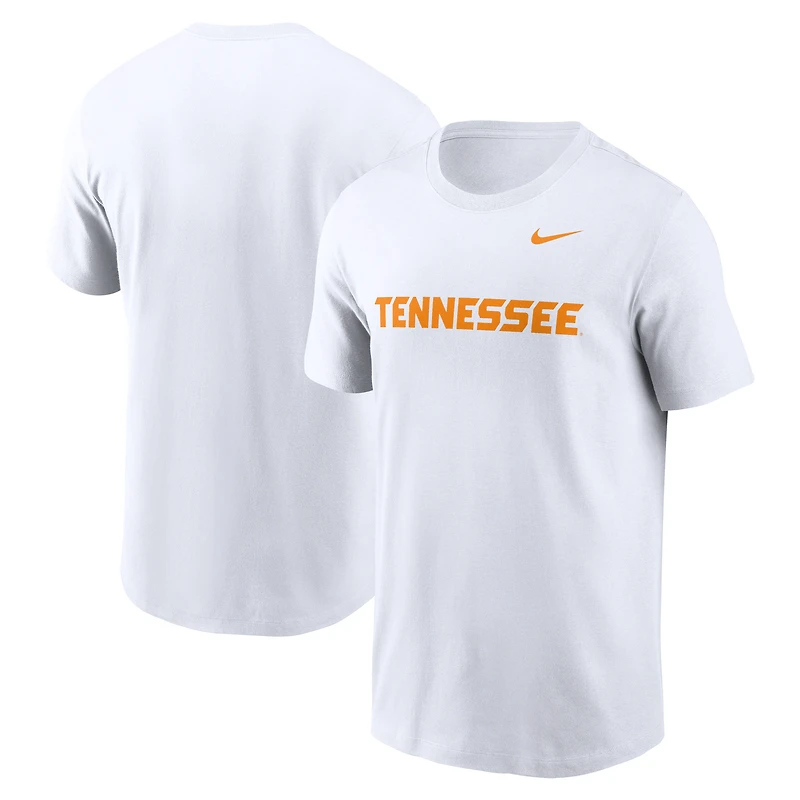 Men's Nike White Tennessee Volunteers Primetime Wordmark T-Shirt