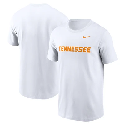 Men's Nike White Tennessee Volunteers Primetime Wordmark T-Shirt