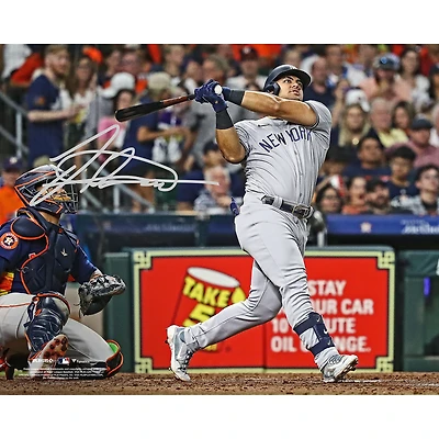 Jasson Dominguez New York Yankees Autographed 16" x 20" Home Run Photograph