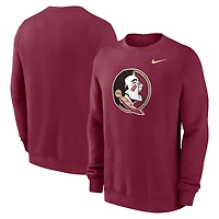 Men's Nike Garnet Florida State Seminoles Primetime Fleece Pullover Sweatshirt
