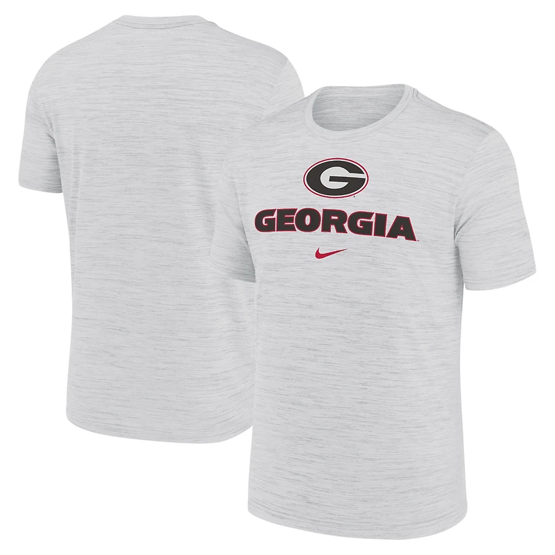 Men's Nike White Georgia Bulldogs Primetime Velocity Dri-FIT T-Shirt