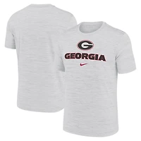 Men's Nike White Georgia Bulldogs Primetime Velocity Dri-FIT T-Shirt