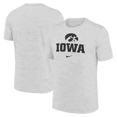 Men's Nike White Iowa Hawkeyes Primetime Velocity Dri-FIT T-Shirt
