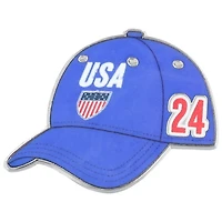 Team USA Paris 2024 Summer Olympics Shield Baseball Cap Lapel Pin