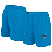 Men's Nike Blue Miami Marlins Woven Victory Dri-FIT Shorts