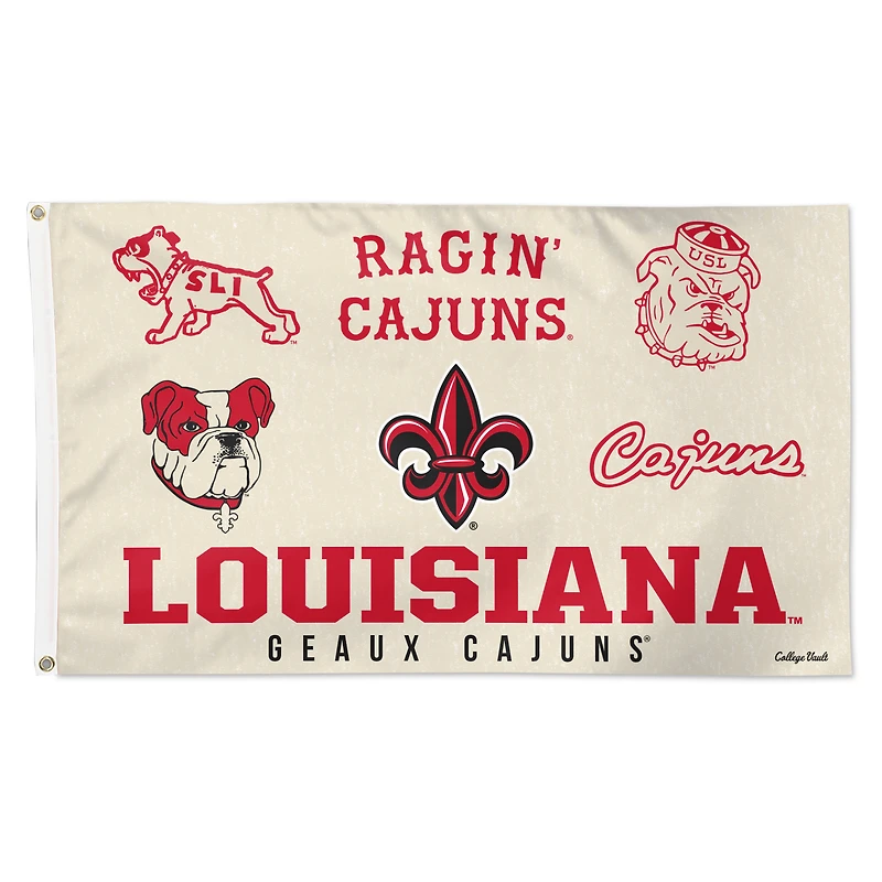 WinCraft Louisiana Ragin' Cajuns College Vault 3' x 5' One-Sided Flag