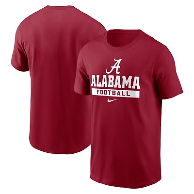 Men's Nike Crimson Alabama Crimson Tide Football T-Shirt