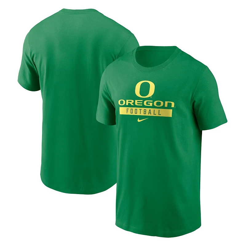 Men's Nike Green Oregon Ducks Football T-Shirt
