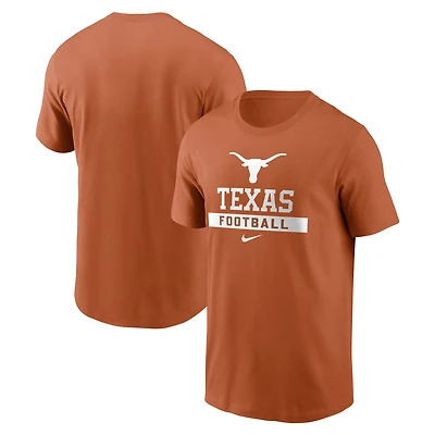 Men's Nike Texas Orange Texas Longhorns Football T-Shirt
