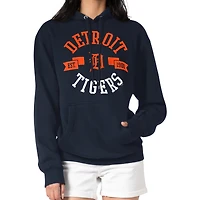 Women's G-III 4Her by Carl Banks Navy Detroit Tigers City Graphic Pullover Hoodie
