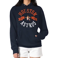 Women's G-III 4Her by Carl Banks Navy Houston Astros City Graphic Pullover Hoodie