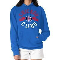 Women's G-III 4Her by Carl Banks Royal Chicago Cubs City Graphic Pullover Hoodie