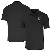 Men's Cutter & Buck  Black Las Vegas Raiders Throwback Forge Eco Stretch Recycled Polo