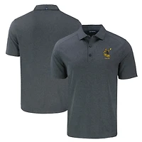 Men's Cutter & Buck  Heather Black Pittsburgh Steelers Throwback Forge Eco Stretch Recycled Polo