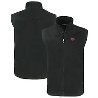 Men's Cutter & Buck San Francisco 49ers Throwback Big & Tall Charter Eco Full-Zip Vest