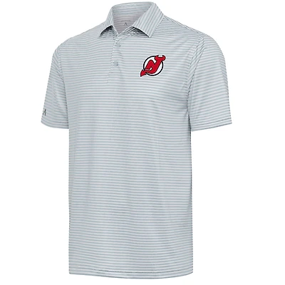 Men's Antigua  Gray New Jersey Devils Skills Polo