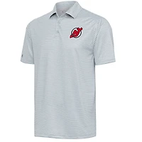 Men's Antigua  Gray New Jersey Devils Skills Polo