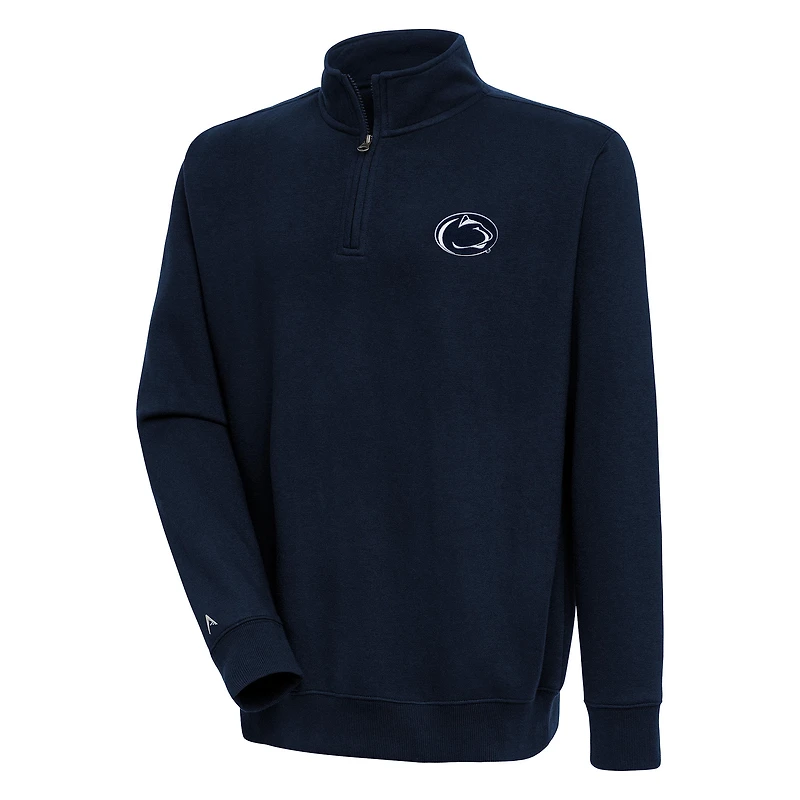 Men's Antigua  Navy Penn State Nittany Lions Victory Quarter-Zip Pullover Top