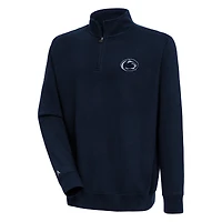 Men's Antigua  Navy Penn State Nittany Lions Victory Quarter-Zip Pullover Top