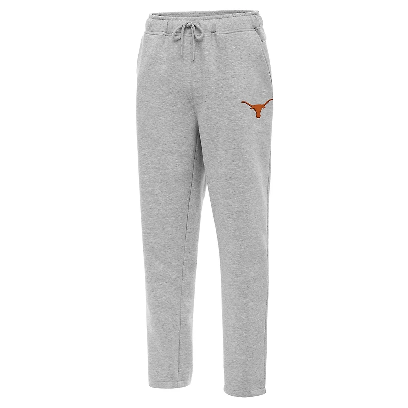 Men's Antigua  Heather Gray Texas Longhorns Victory Sweatpants