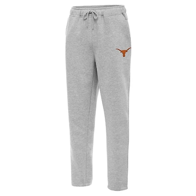 Men's Antigua  Heather Gray Texas Longhorns Victory Sweatpants