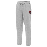 Men's Antigua  Heather Gray Texas Tech Red Raiders Victory Sweatpants