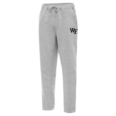 Men's Antigua  Heather Gray Wake Forest Demon Deacons Victory Sweatpants