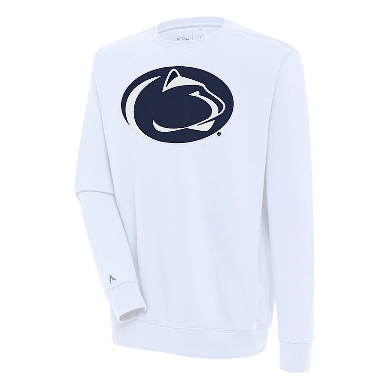 Men's Antigua  White Penn State Nittany Lions Victory Pullover Sweatshirt
