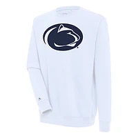 Men's Antigua  White Penn State Nittany Lions Victory Pullover Sweatshirt