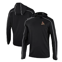 Men's Columbia Black Arizona Coyotes Omni-Wick Shotgun Long Sleeve Hoodie T-Shirt